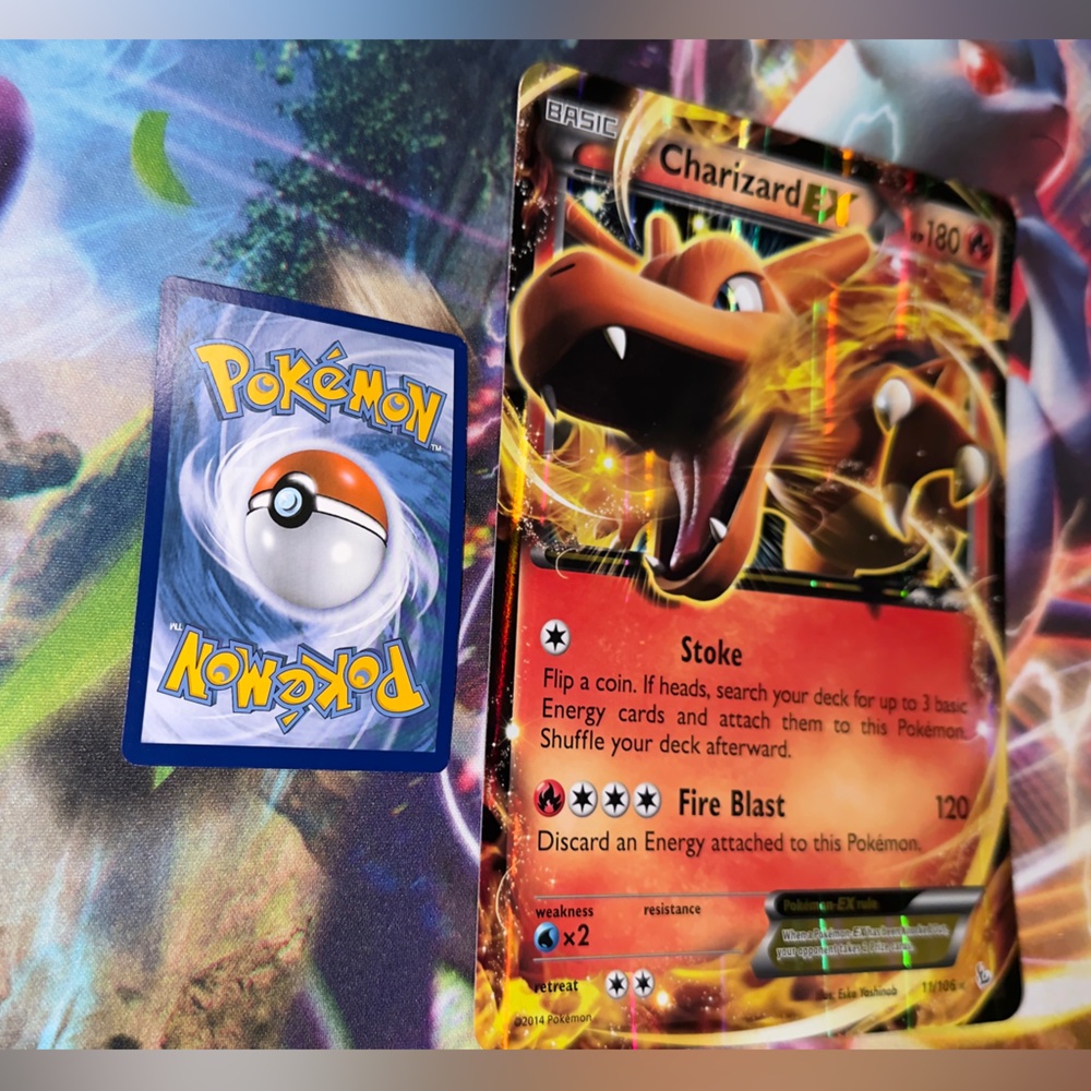 Pokémon TCG Charizard EX Oversized Promos Card 11/106